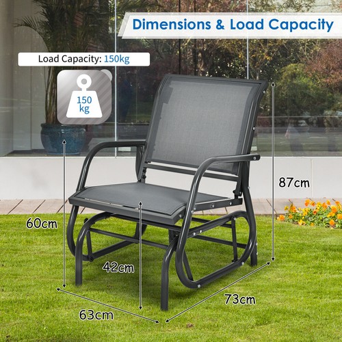 Swing glider chair - glider, outdoor