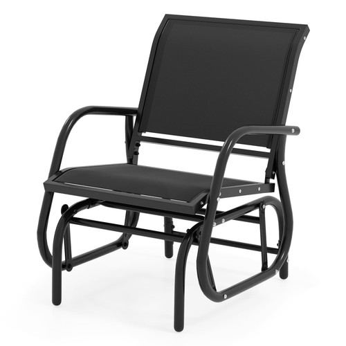 Gymax patio swing glider - gymax,