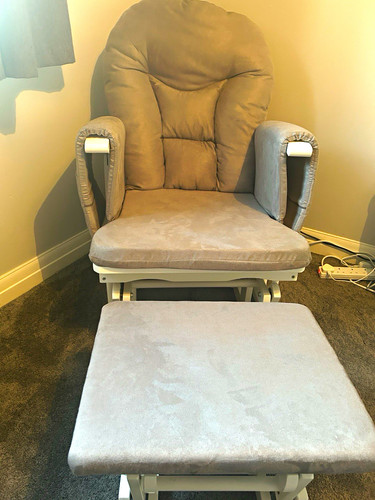 Obaby grey upholstered nursing - upholstered,