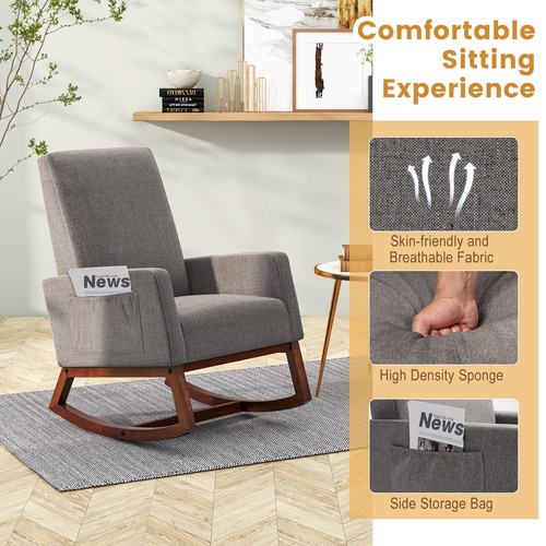 Modern rocking chair - rocking,