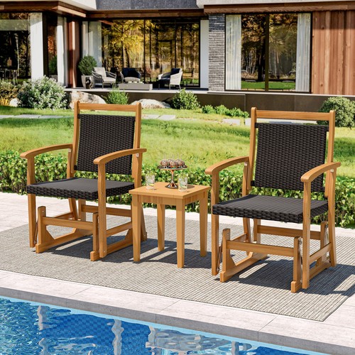 Outdoor wooden glider chair - outdoor,