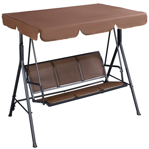 Seat outdoor patio swing - 3-seat,