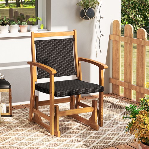 Outdoor wooden glider chair - outdoor,