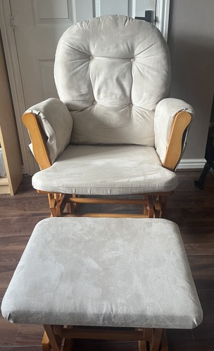 Rocking chair and - chair, footstool