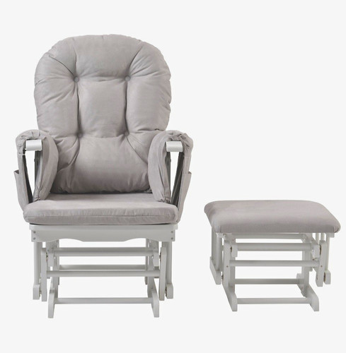 Grey padded rocking chair kub - chair,,