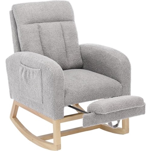 Rocking nursing chair grey - rocking,